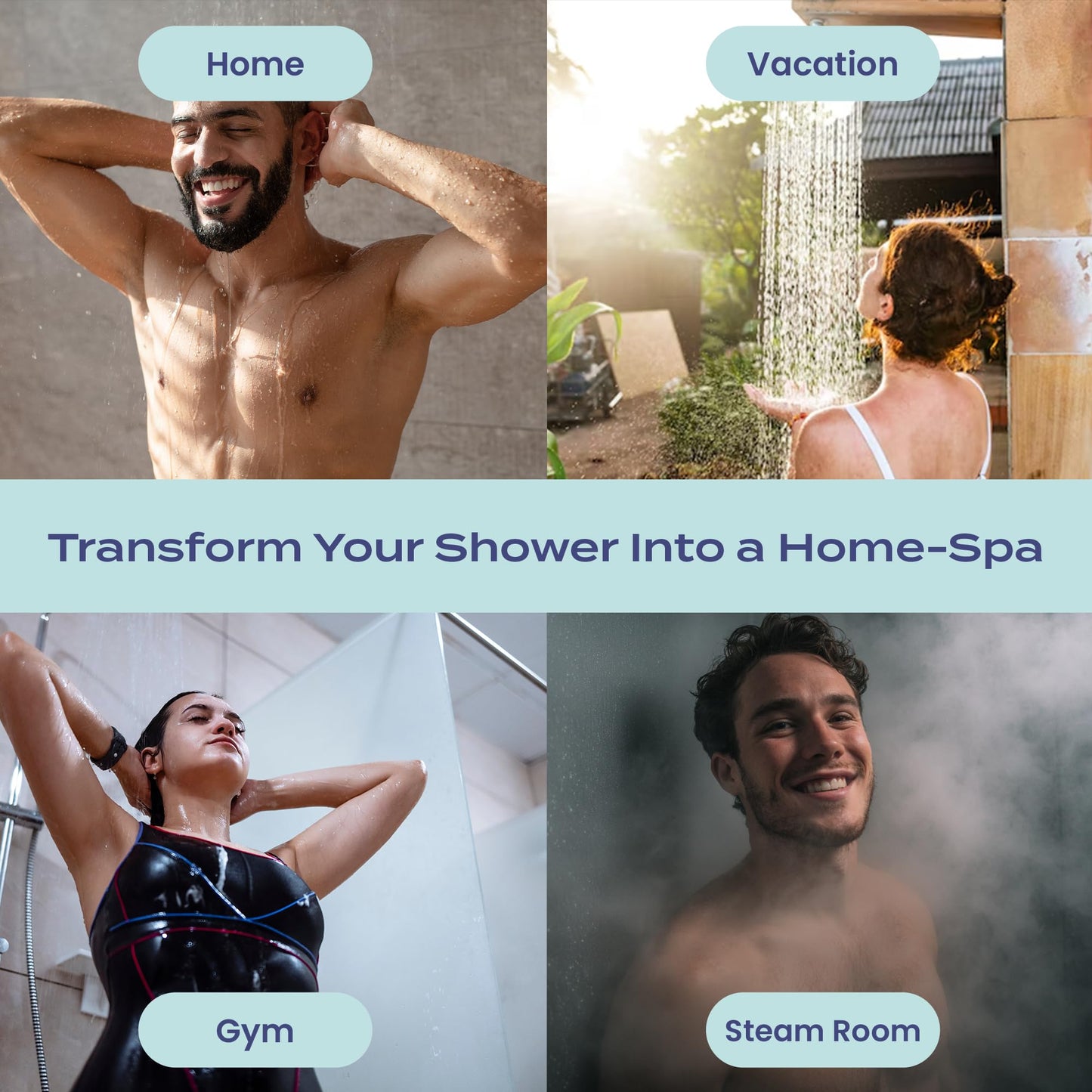 Body Restore Shower Steamers Aromatherapy 6 Pack – Mothers Day Gifts for Mom, Birthday Gifts for Women, Relaxation Stress Relief Self Care – Clarity