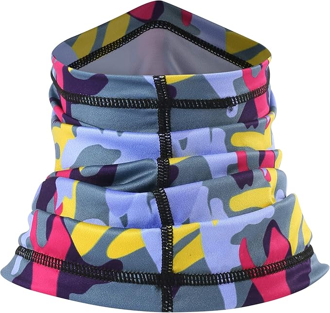 UV Protection Cooling Neck Gaiter Face Mask Scarf for Men - Windproof Neck Cover Bandana Neck Warmer Mask
