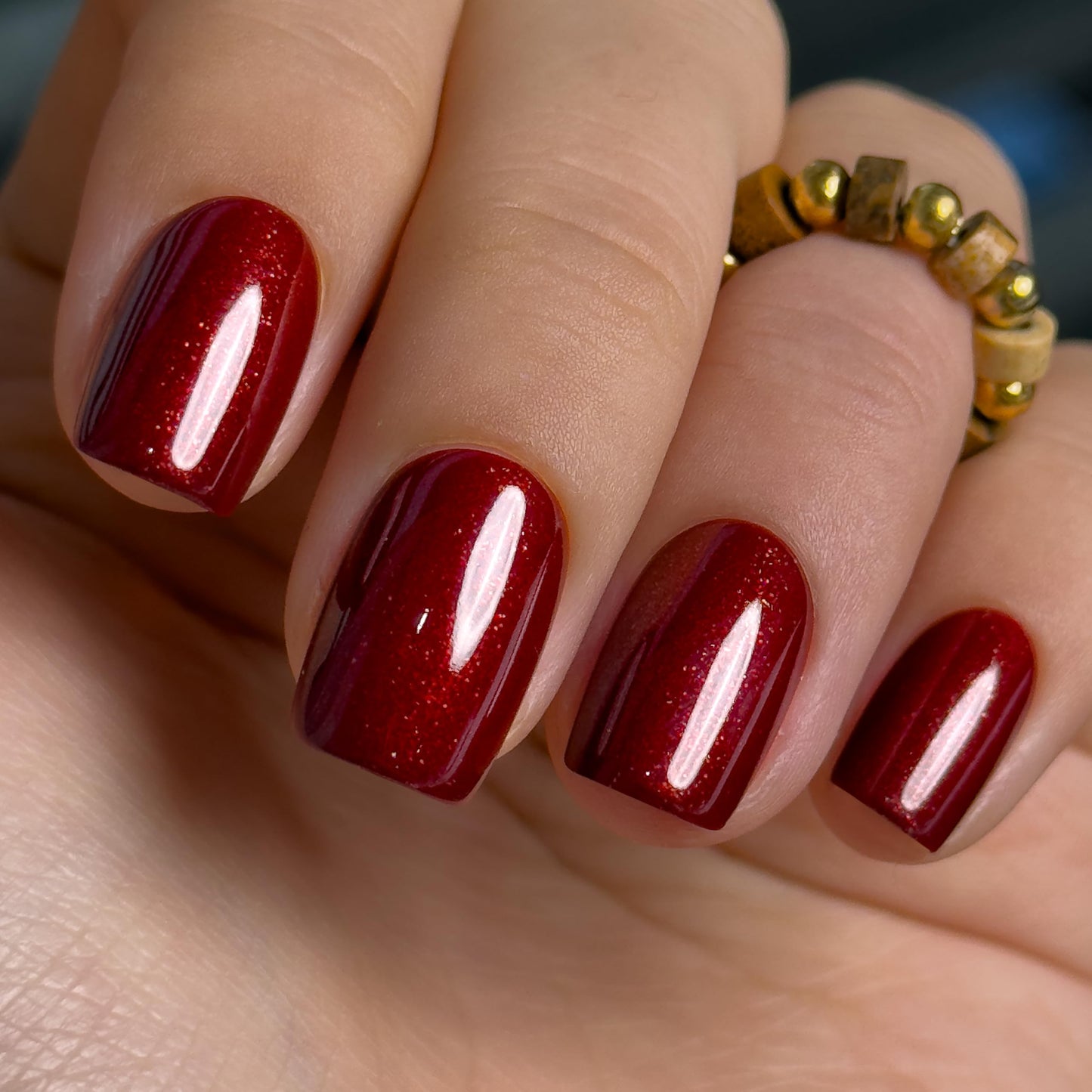Curvlife Soft Gel Press on Nails Fake Nails with Grayish Red Design Full Cover False Nails Reusable Nail Kit with Nail Glue Adhesive Tabs Artificial Glue on Nails