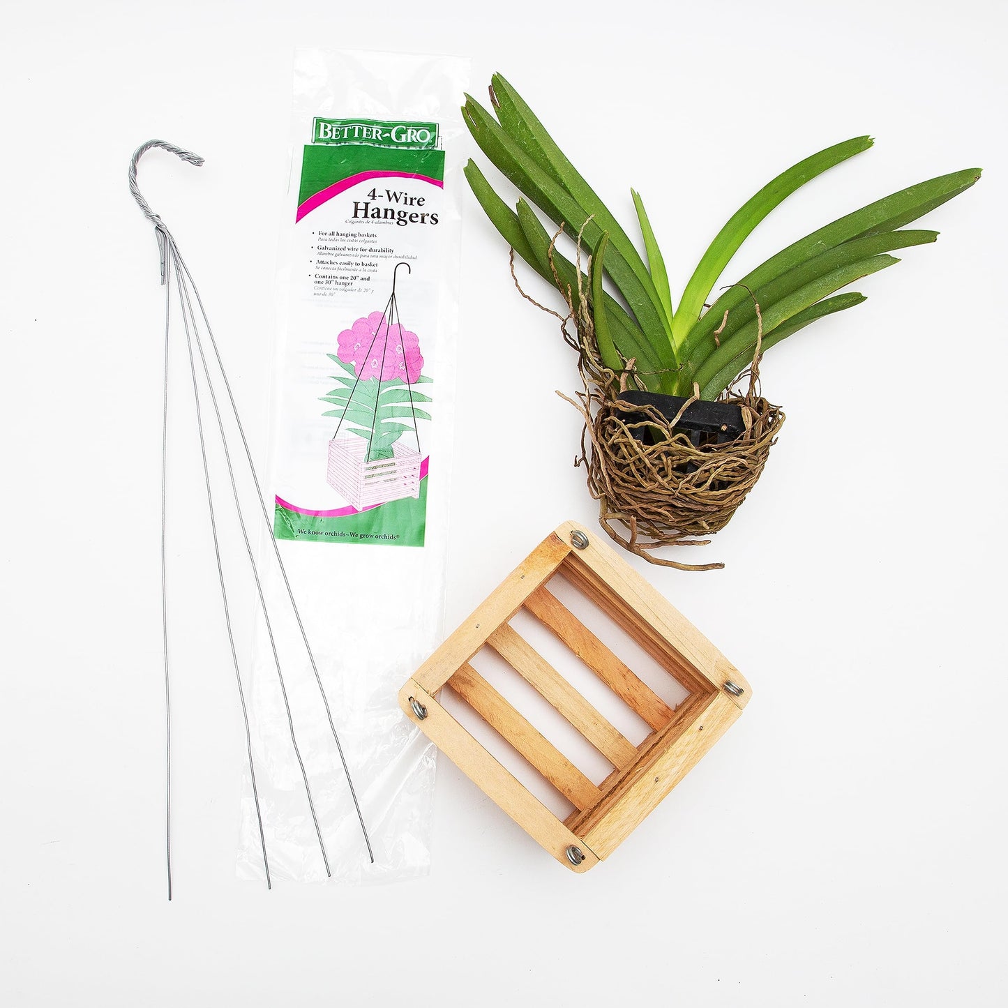 Sun Bulb 52720 Better GRO Square Cedar Basket, 8"