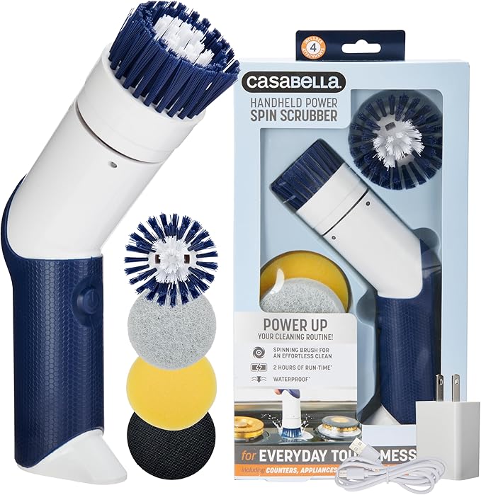 Casabella Power Spin Handheld Scrubber