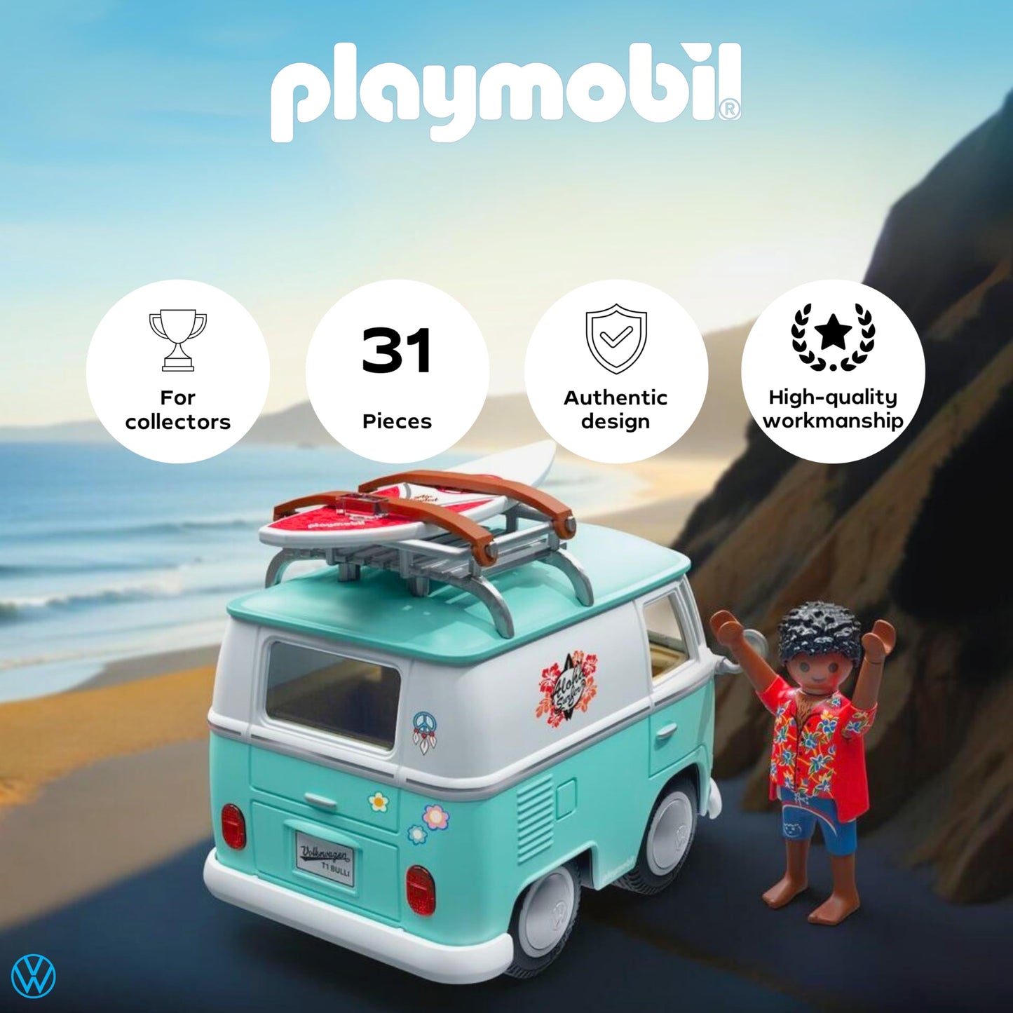Playmobil X Volkswagen T1 Camper