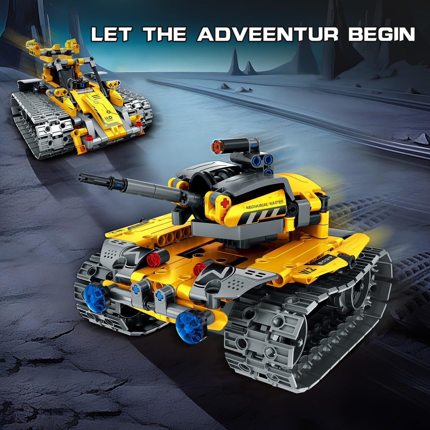 Mibido STEM Robot Building Kit Gift for Boys Ages 8-12 with Remote Control, Technic Coding Robotic Toy for Kids’ Birthday, Buildable 5-in-1 Models with 488 Pieces