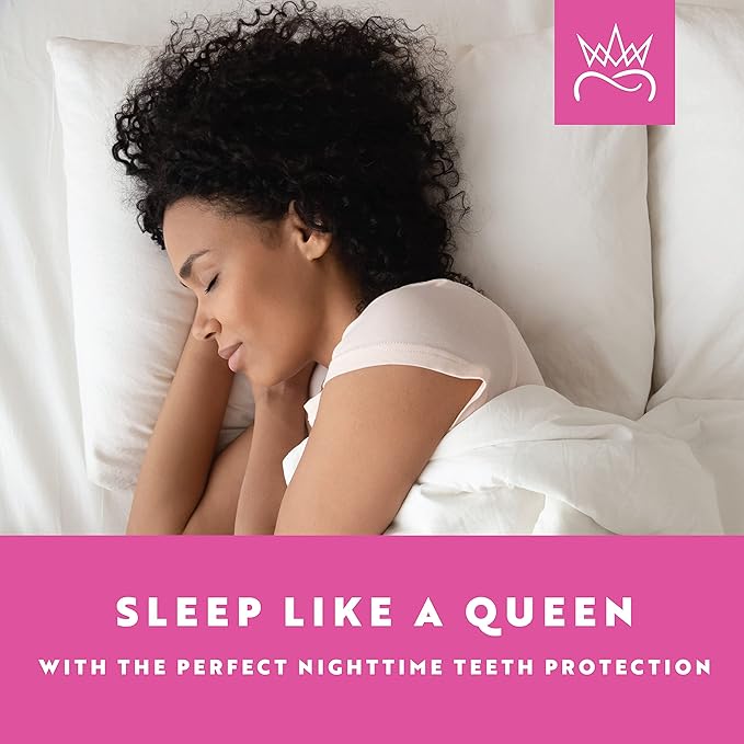 Protect The Crown Night Guard 2 Pack - Mouthguard for Teeth Grinding & Clenching, Professional Mouth Guard for Light and Heavy Grinding (Pink)