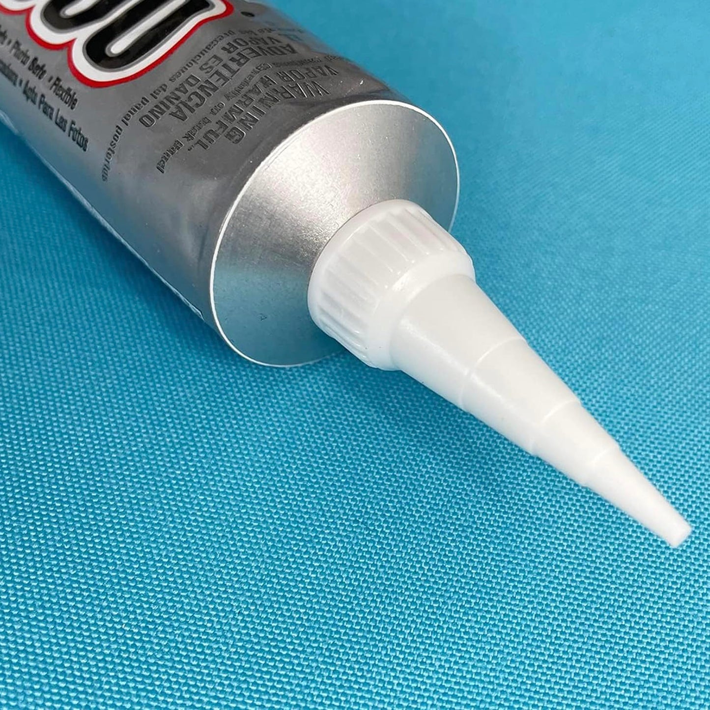 E6000 3.7 Ounce (109.4mL) Tube Industrial Strength Adhesive for Crafting, 10 Snip Tip Applicator Tips and Pixiss Art Dotting Stylus Pens 5 pcs Set