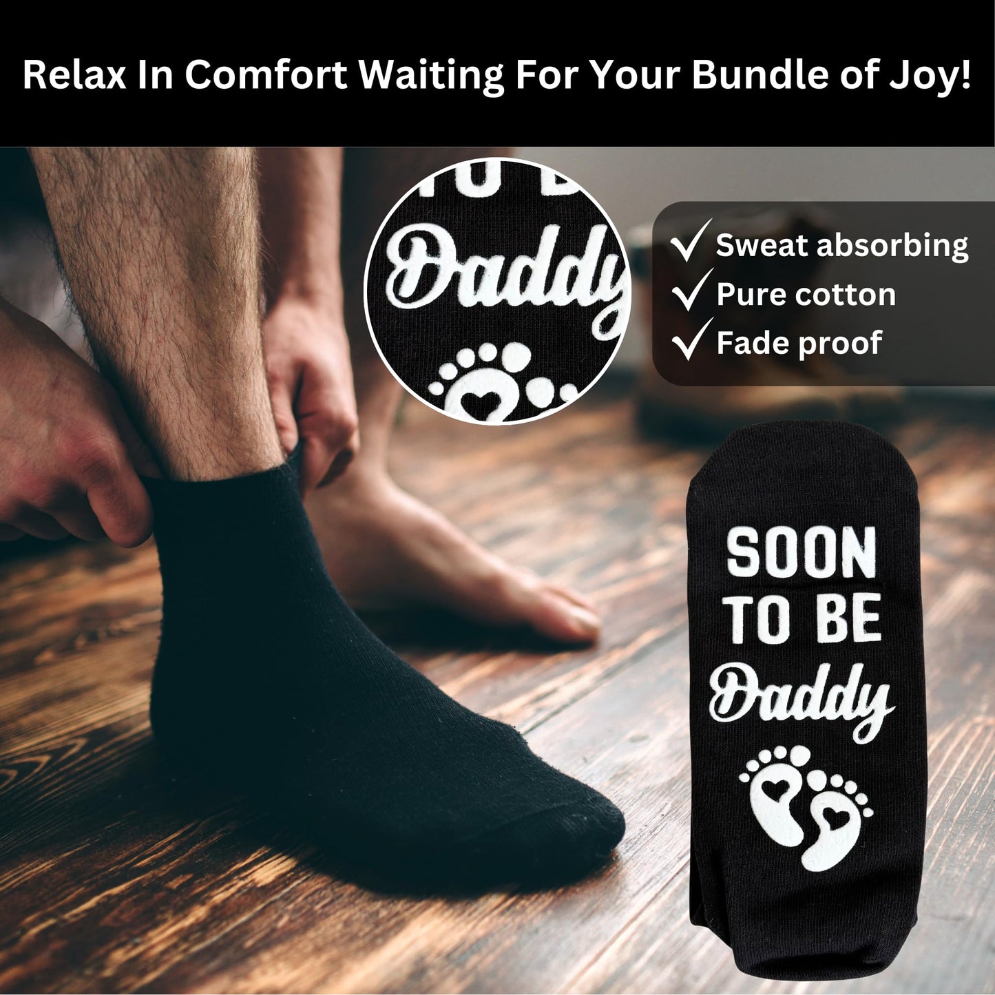 Funny New Dad Gift for First Time Parents | Unique Pregnancy Present for Expecting Fathers to Be | Best New Father Present for Gender Reveal or Baby Shower | Includes Socks, Decision Coin & More