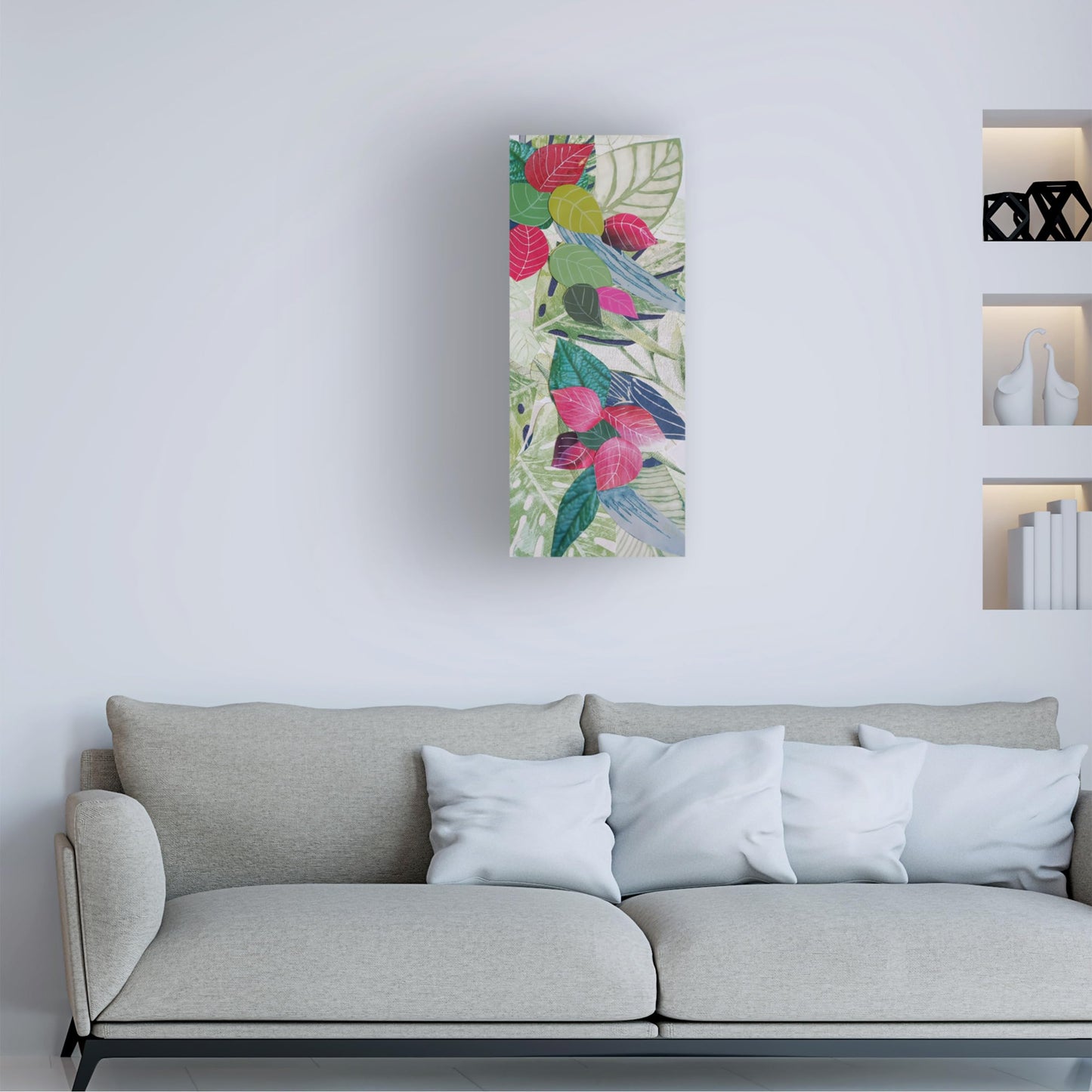 Trademark Fine Art Canvas Wall Art - Coco Good 'Bougainvilla II' Wall Art for Living Room, Bedroom, or Office Décor