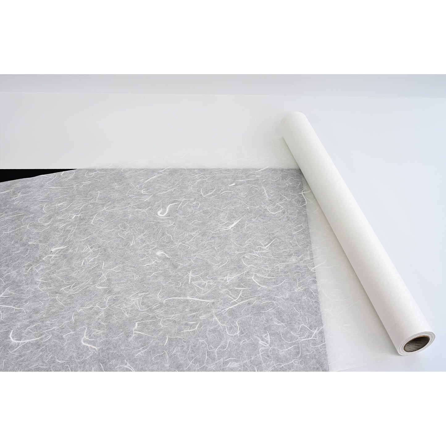 Korean Traditional Mulberry Paper HanJi Roll Natural Fiber Texture UnYong-Ji White 21.3" x 787.4"
