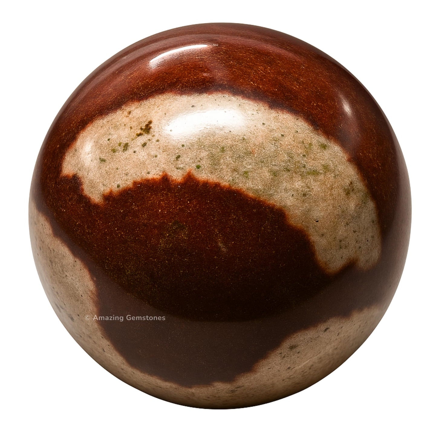 Amazing Gemstone Narmada Shiva Lingam Crystal Ball with Stand - 2" Inches Crystal Sphere Meditation Balls for Witchcraft and Decorative Balls