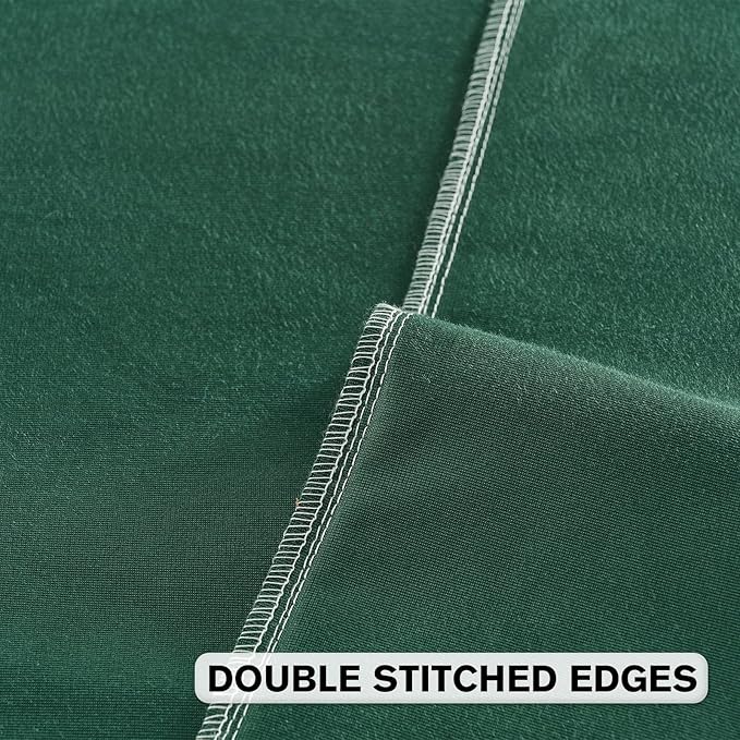 FUTEI Christmas Dark Green Velvet Throw Pillow Covers 20x20 Inch Set of 2,Soft Embossed Leaf-Relief Textured Cushion Cases,Natural Home Decor for Couch Living Room