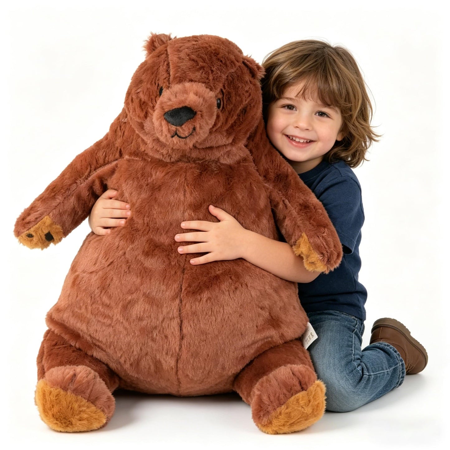 Djungelskog Bear 39.3 Inch - Soft and Giant Bear - Huggable and Cuddly Plush Toy - Ideal Gift for Kid Boy,Girl&Girlfriend - Super Soft and Cuddly! (39.3in/100cm)