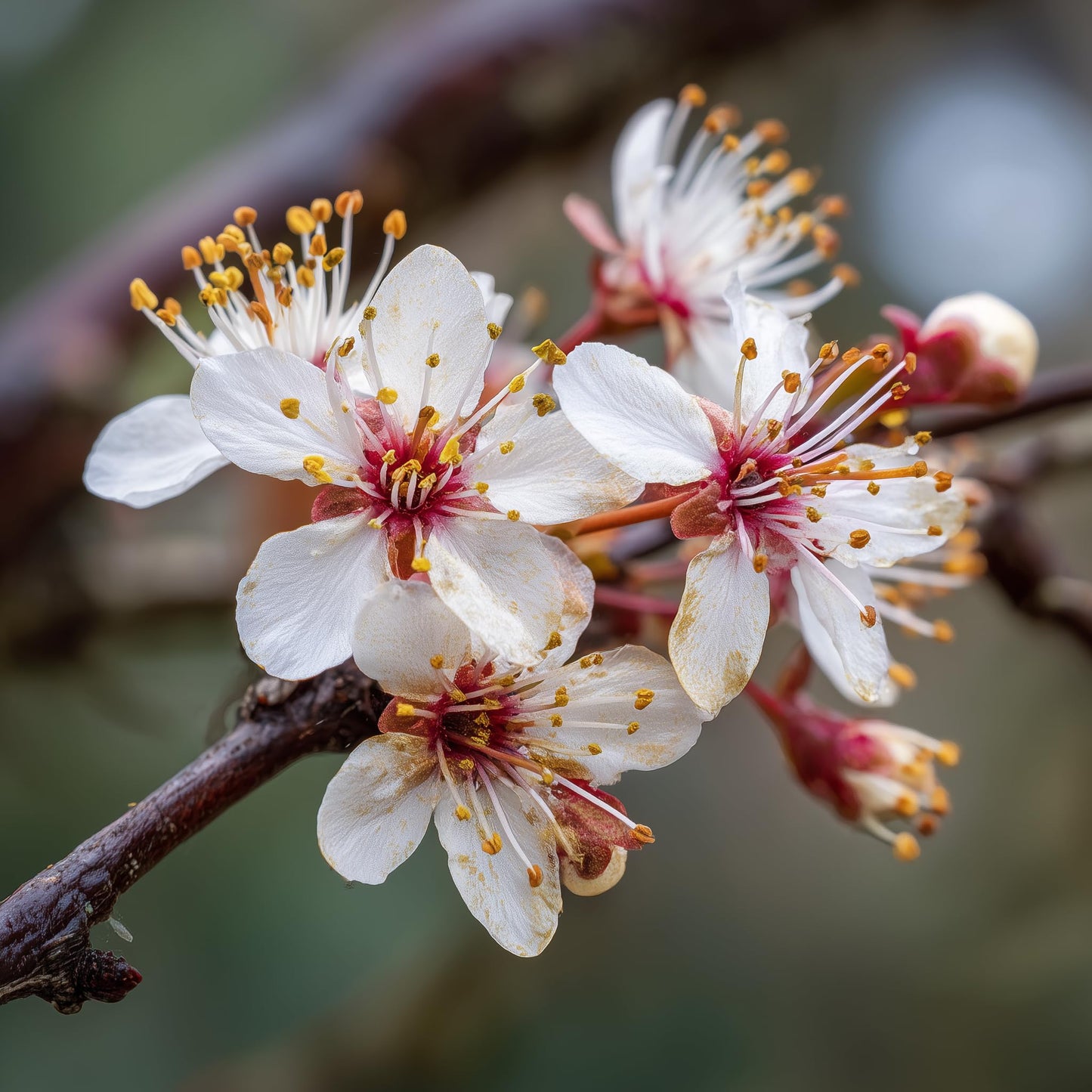 Purple Leaf Sand Cherry Shrub/Tree - 10-16" Tall Live Plant - Quart Pot - Purpleleaf Cistena Plum Bush - Prunus × cistena