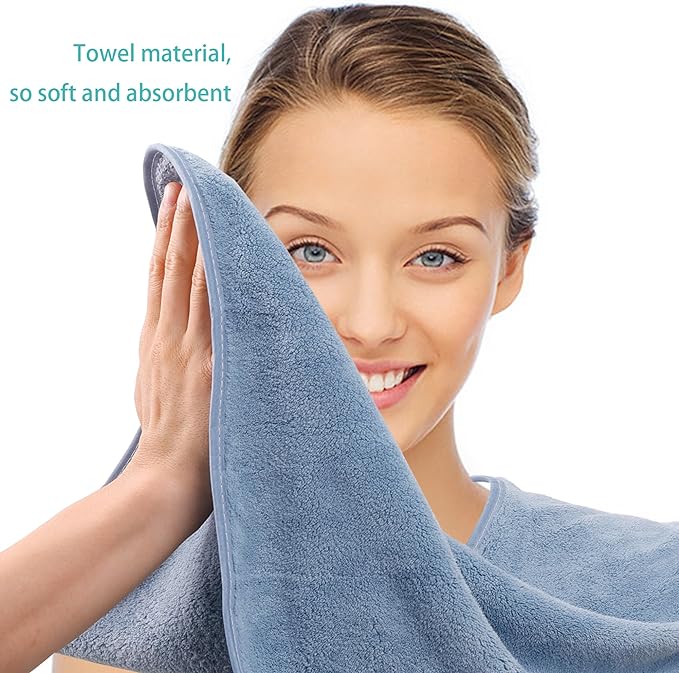 4 Pack Adult Bibs for Men and Women, Adult Bibs for Elderly,Towel bibs for Special Needs Adults