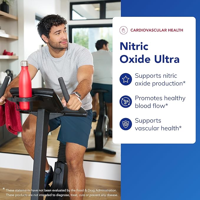 Pure Encapsulations Nitric Oxide Ultra (Capsules) - Supplement Supports Nitric Oxide Production, Healthy Blood Flow & Vascular Health - with L-Citrulline & CranLoad Cranberry Extract - 60 Capsules