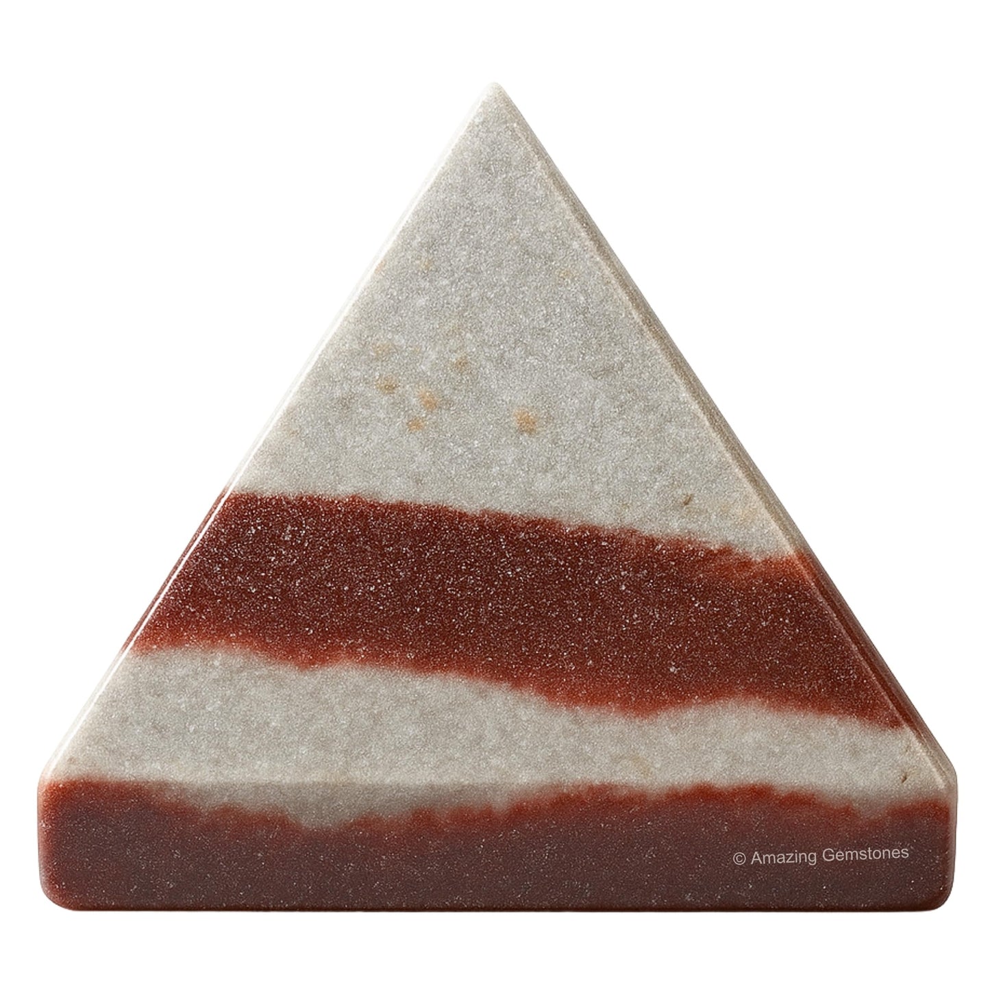 Amazing Gemstone Narmada Shiva Lingam Pyramid Crystal Healing Stones - 1.5" Great Pyramid Figurine of Natural Stone Pyramid for Meditation, Reiki, Chakra Balancing and Crystal Pyramids Grid