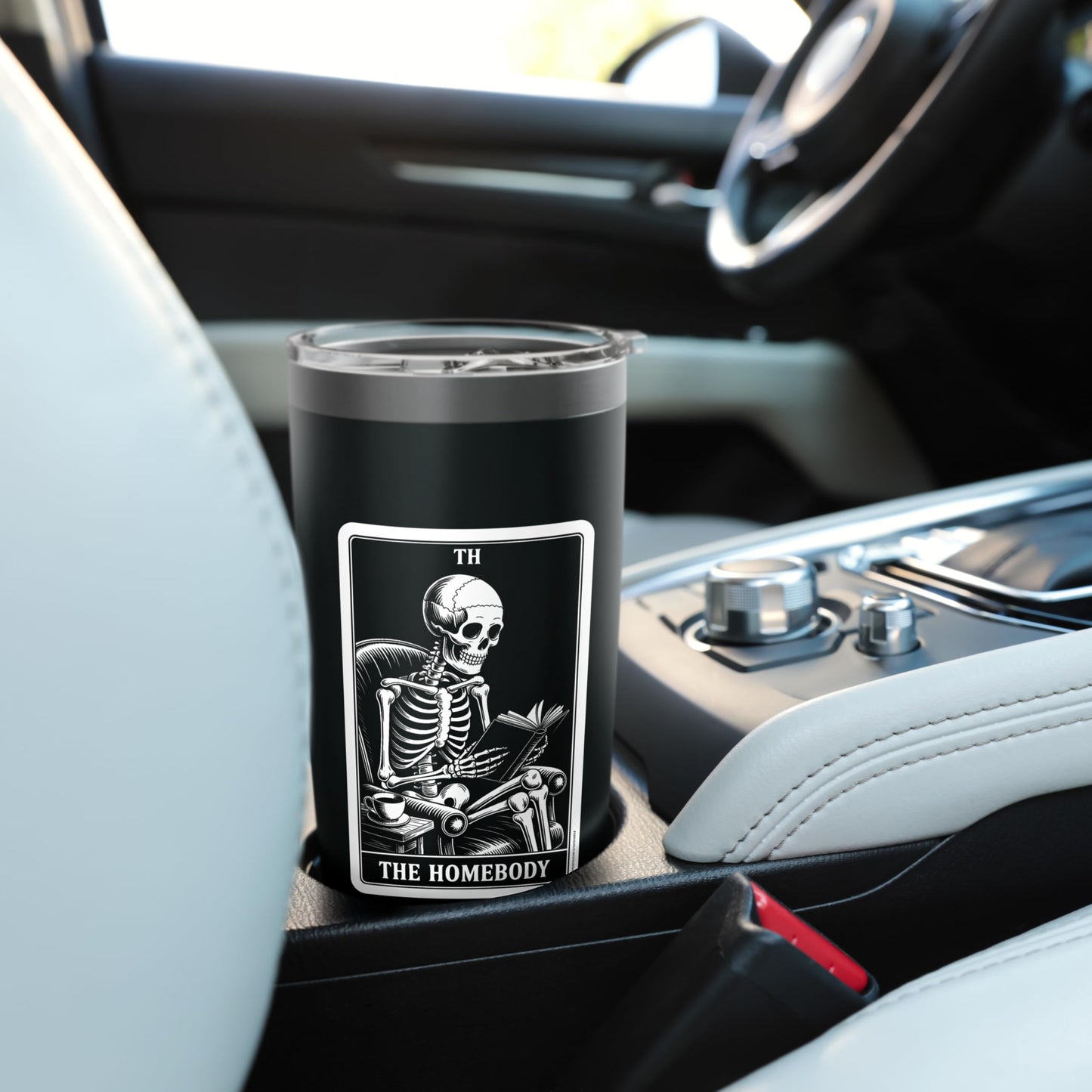 The Homebody Tarot Card Indoorsy Men Introvert Stainless Steel Insulated Tumbler