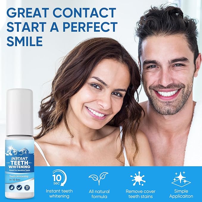 Tooth Paint, Teeth Whitening Paint, Instant White Tooth Paint, Tooth Polish Uptight White, Portable and Simple