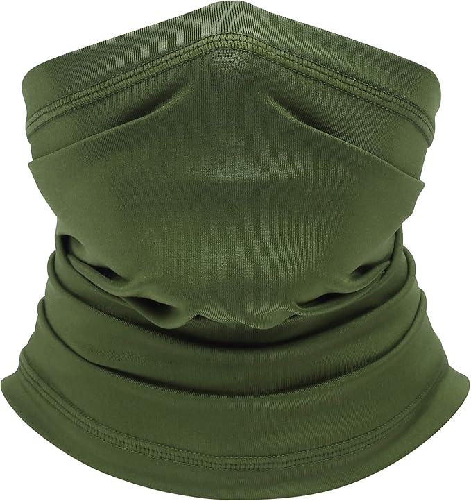 UV Protection Cooling Neck Gaiter Face Mask Scarf for Men - Windproof Neck Cover Bandana Neck Warmer Mask