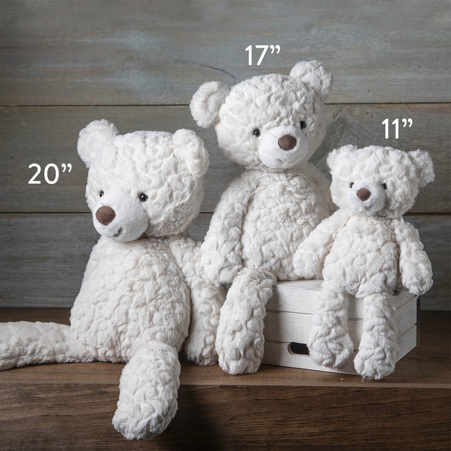 Mary Meyer Teddy Bear - Putty Collection Super Soft Stuffed Animal Plush Classic Toy Plushie , 11" Small, Cream