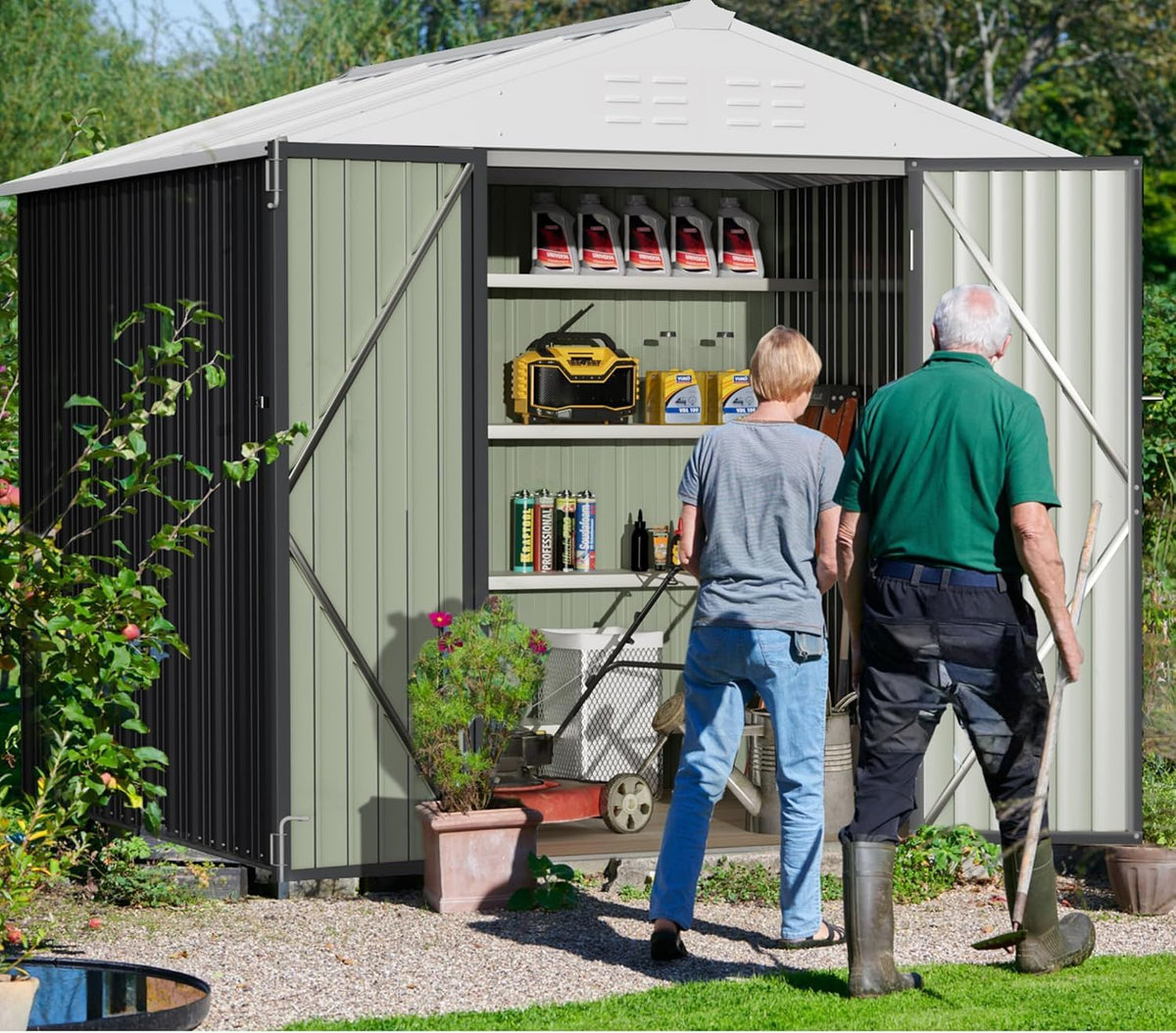 8x6FT Outdoor Storage Shed