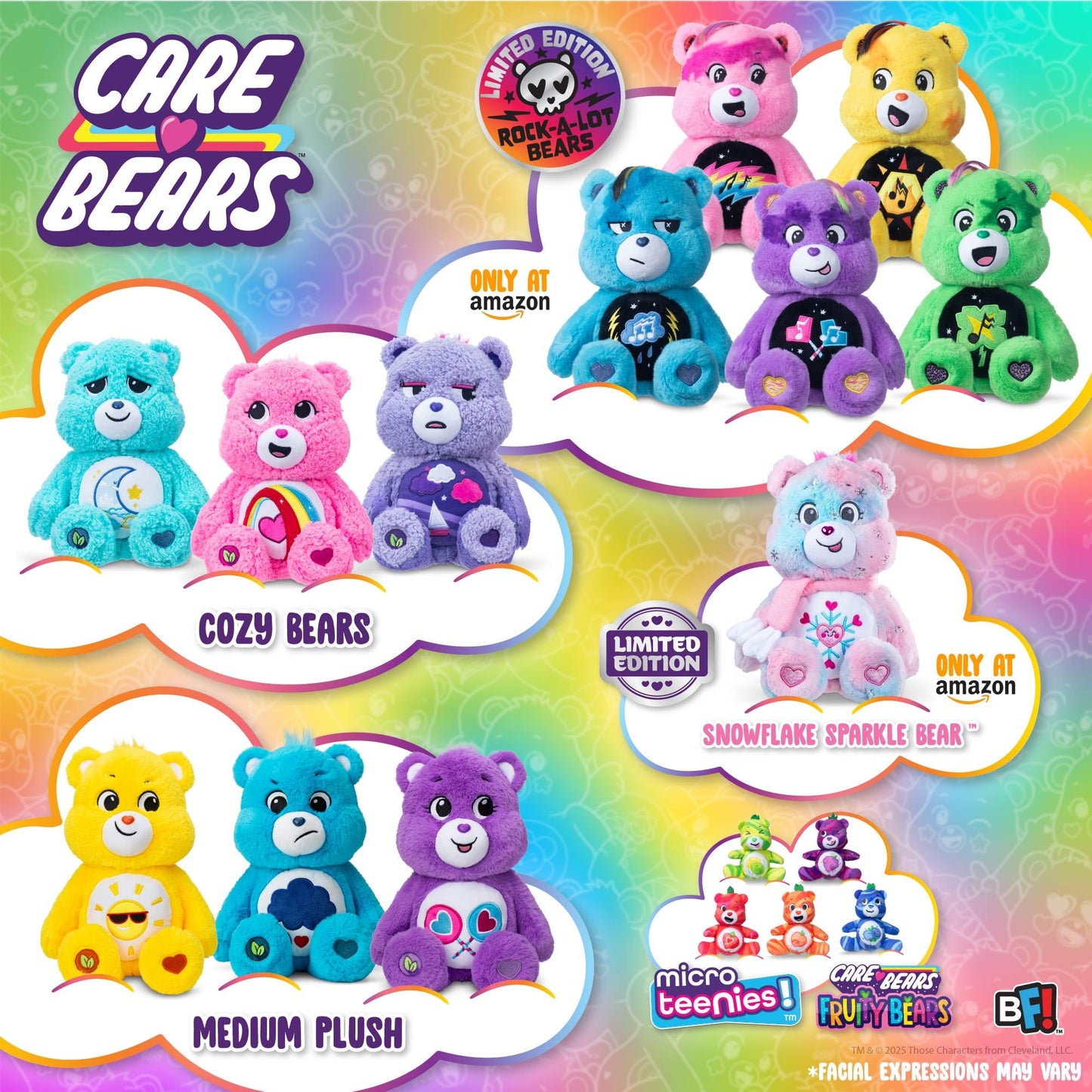Care Bears 14" - Medium Size Plush - Cozy Cheer Bear