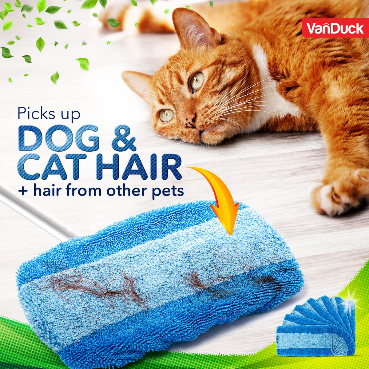 Reusable Microfiber Mop Pads for Swiffer Sweeper (2 Count)