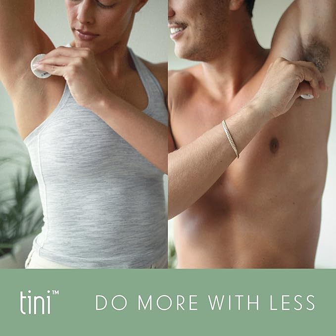 Tini Naturals Deodorant, Travel Size Aluminum Free Deodorant for Women & Men with Coconut Oil and Shea Butter, 0.4 oz Each (12 Pack), Spring Meadow Scent