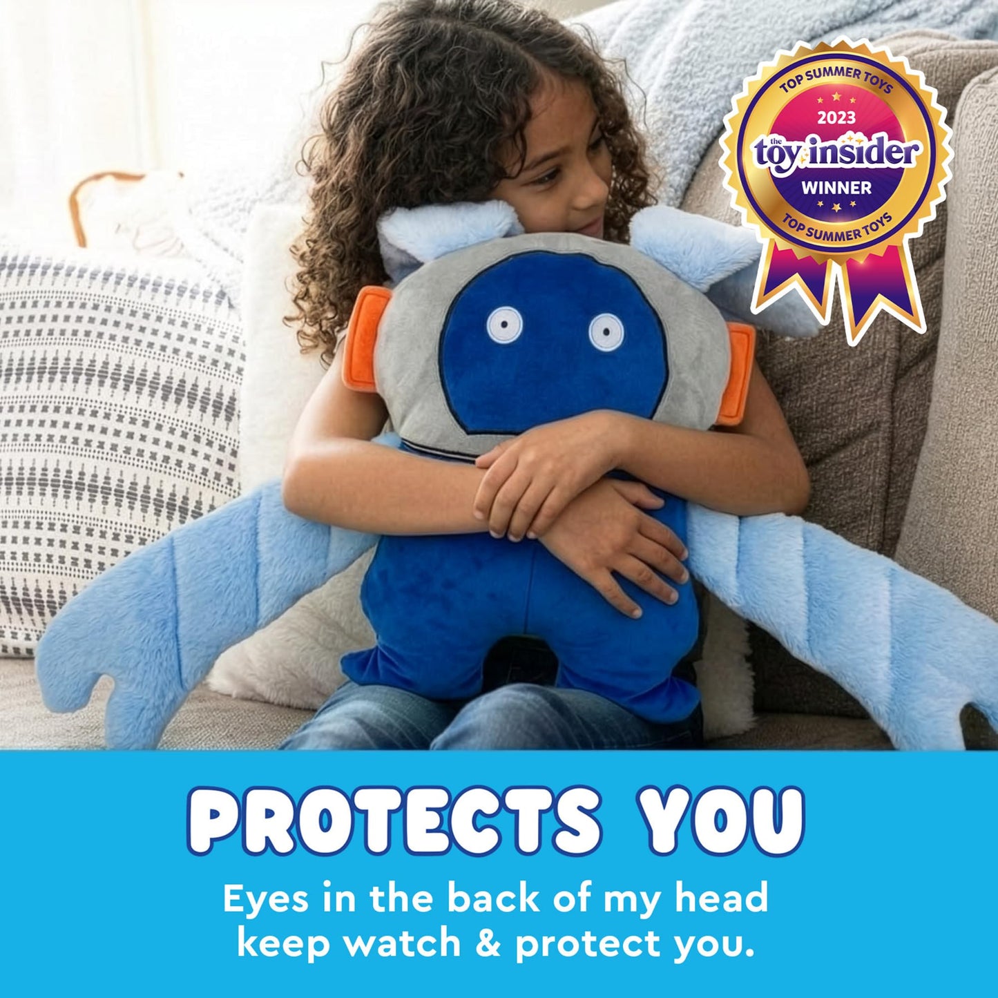 Bumpas Ollo Weighted Plush Toy - Calming, Machine Washable, Realistic Hug - Ages 3 and Up