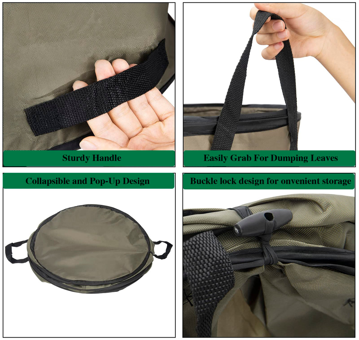 Collapsible Lawn and Leaf Bag Pop (2 Count)