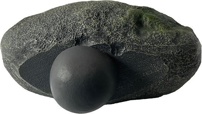 OrnaMounts Aquarium Decor Magnetic Rock Cave Ornament – Wall-Mounted Fish Tank Accessory