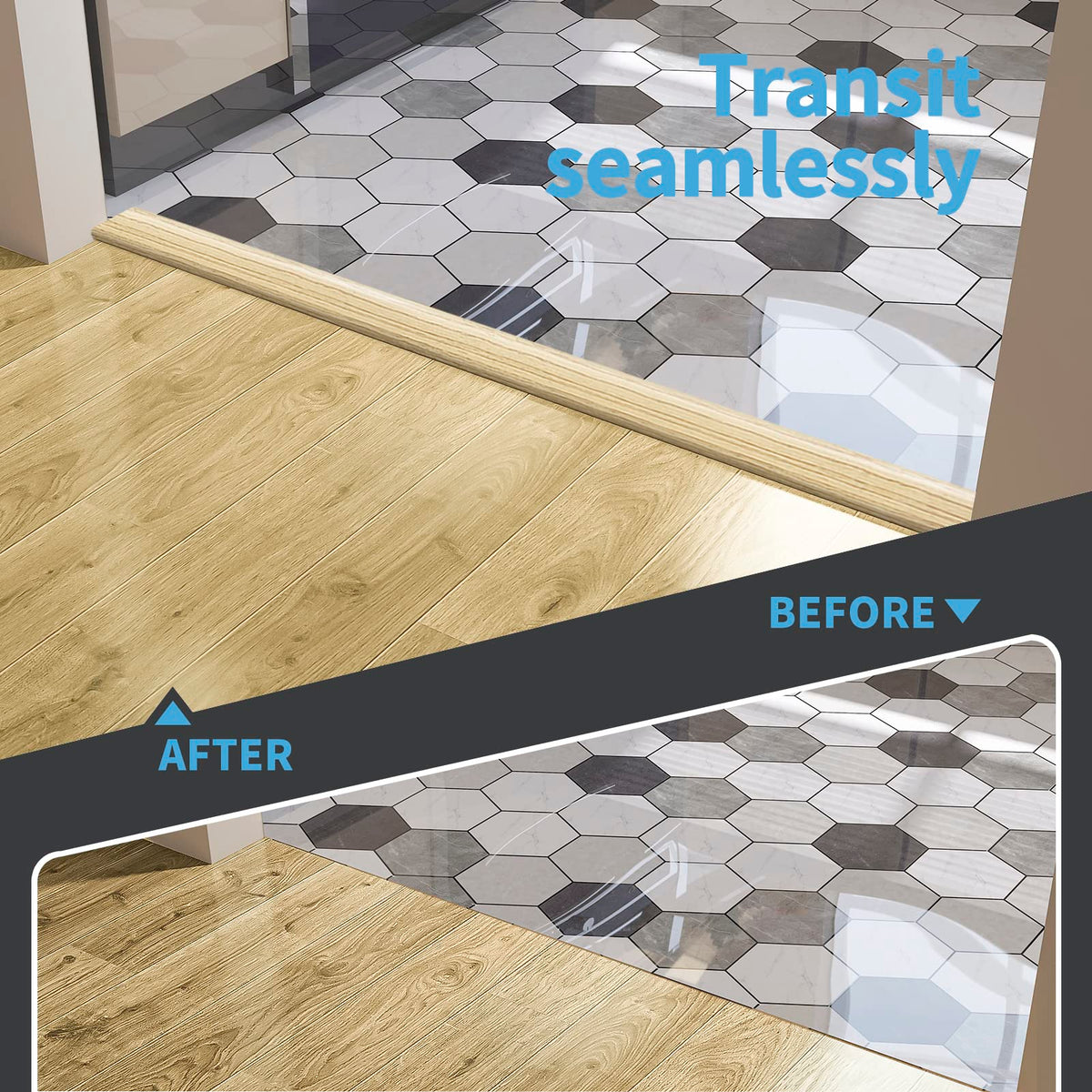 10 ft Floor Transition Strip (10 Foot)