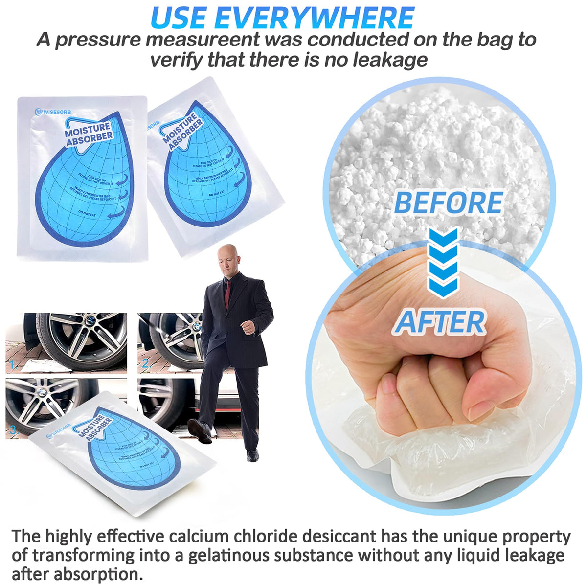 100 Gram 10 Packs Moisture Absorbers
