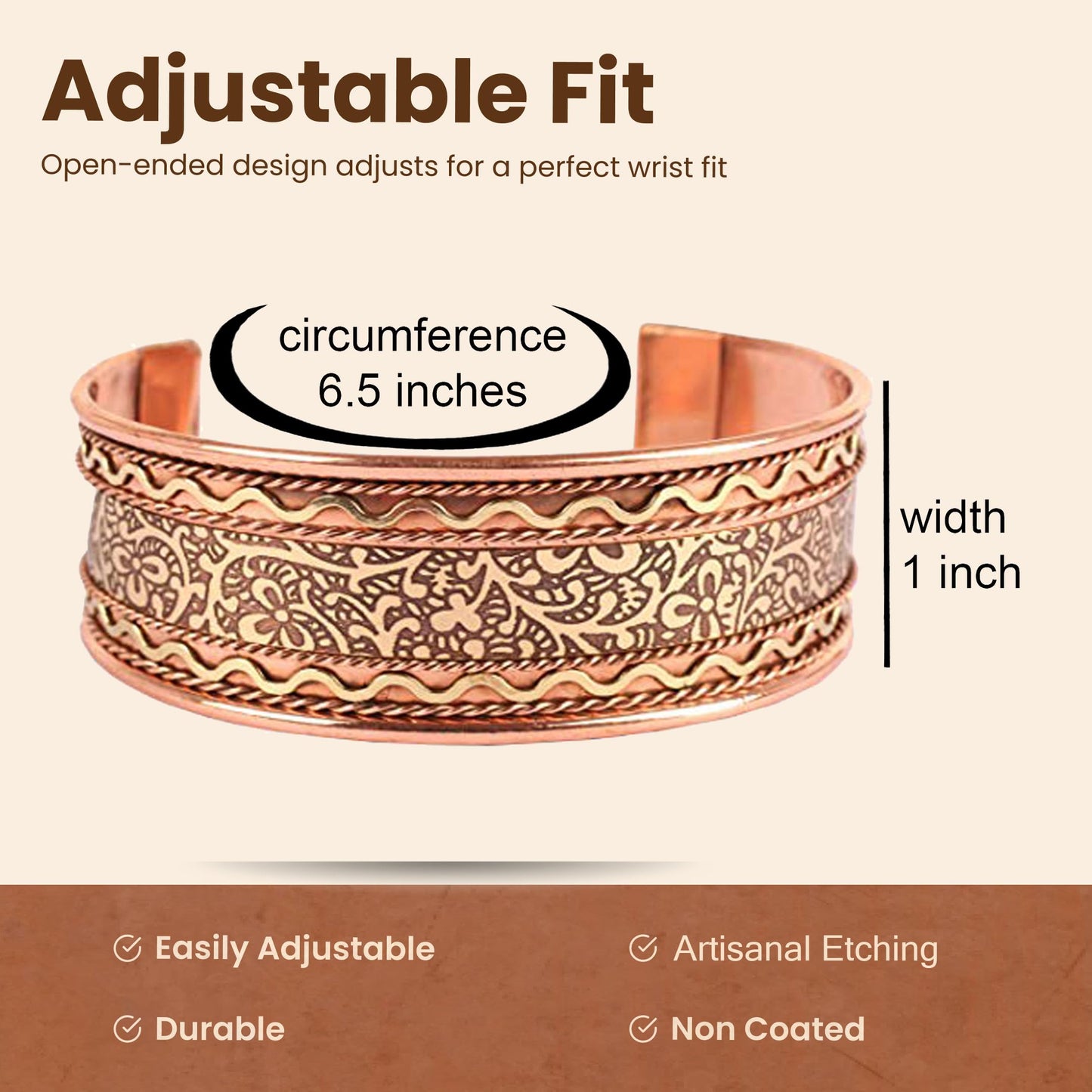 Touchstone copper bracelets | gift for men women |adjustable 100% pure solid real engraved wide cuff jewelry | handmade tibetan bangle bracelet | Beautiful embossed celtic design.