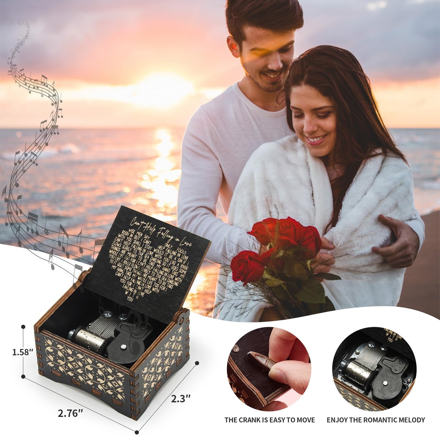 Valentines Day Gifts for Her, Romantic Gifts for Girlfriend, Wife, Valentine's Gift Bulk for Her, Valentine Gift Baskets for Women, Unique Present for Wedding Engagement Anniversary Bulk Set