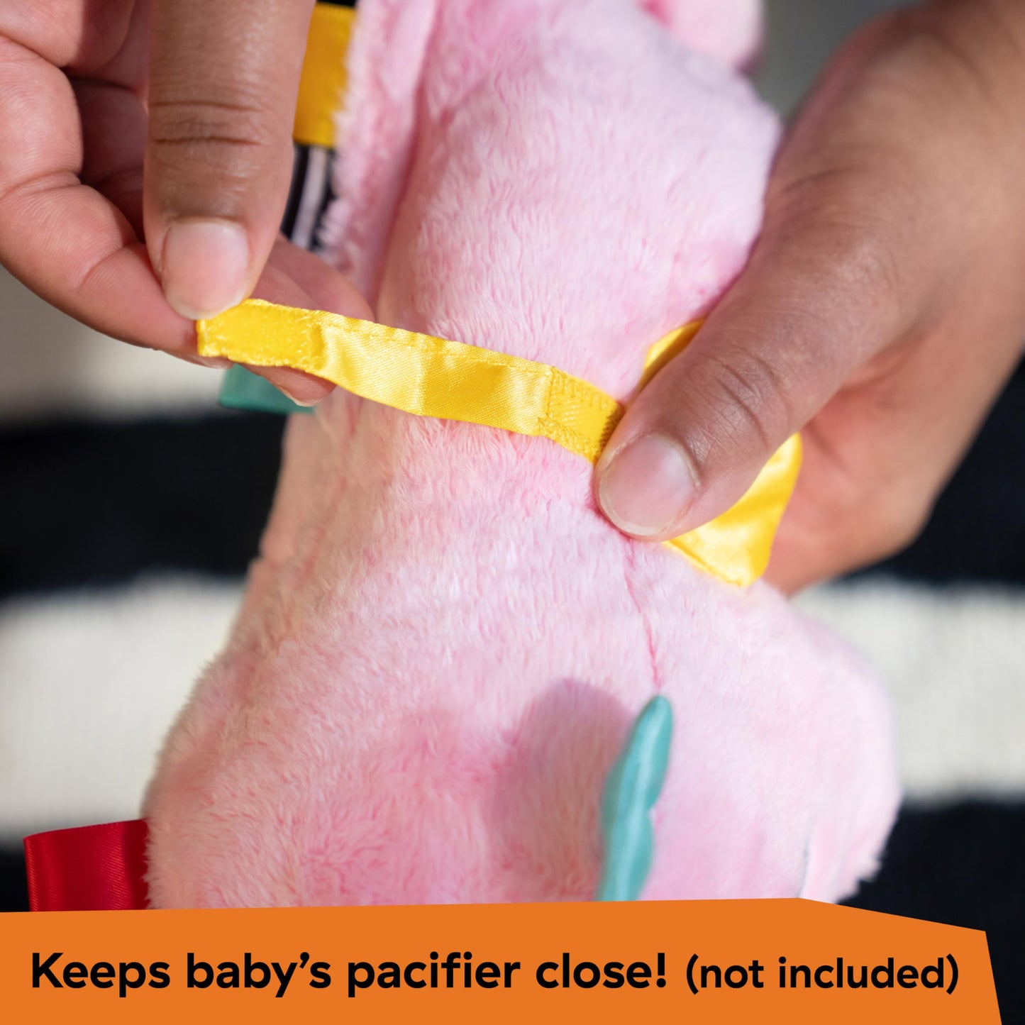 Baby Einstein Sea Dreams Seahorse Plush Soother Toy, with Music and Lights, Ages 0 Months and Up, Pink