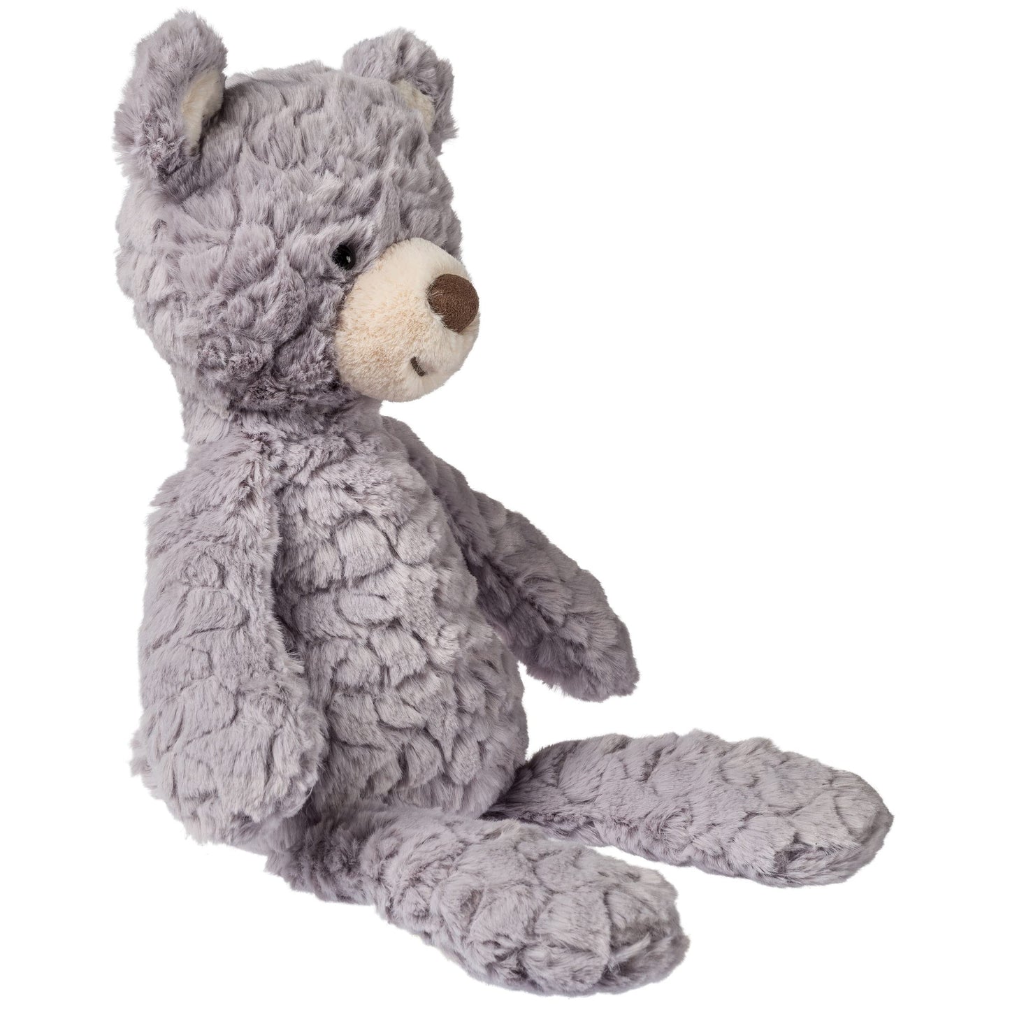 Mary Meyer Teddy Bear - Putty Collection Super Soft Stuffed Animal Plush Classic Toy Plushie, 17" Medium, Shadow Grey