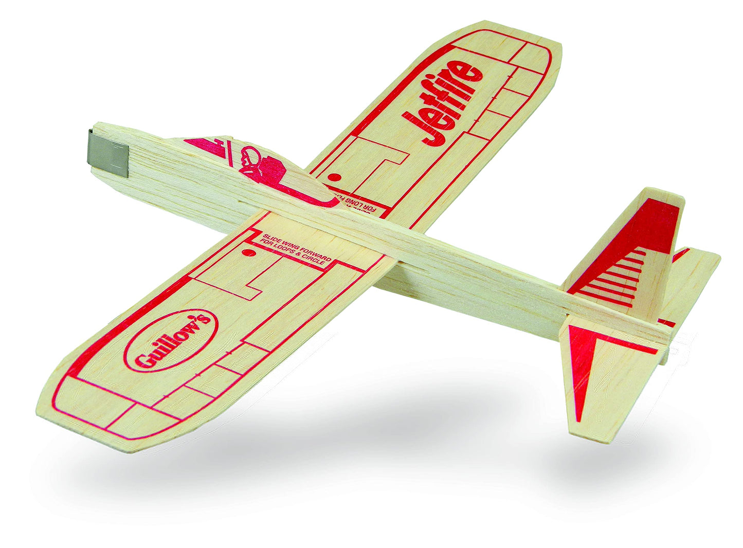 Guillows Balsa Wood Gliders Jetfire Twin Pack & Sky Streak Twin Pack Gift Set Bundle - (4 Planes Total) by Guillow