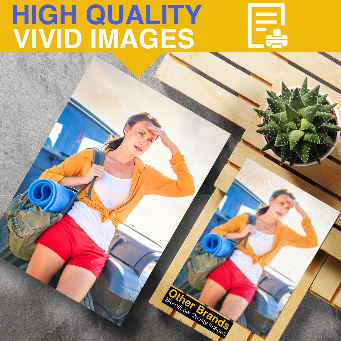 JINGZHAN Printable Magnetic Paper Non-Adhesive, 8.5" x 11" 12 Mil for Inkjet Printer & DIY Crafts, 10 Sheets