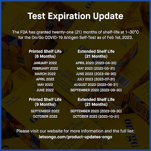 On/Go COVID-19 Antigen Self-Test Kit with Test-to-Treat App, 1 Pack, 2 Tests Total, 10-Minute Results, FDA EUA Authorized, Easy to Use at Home, Fast and Accurate