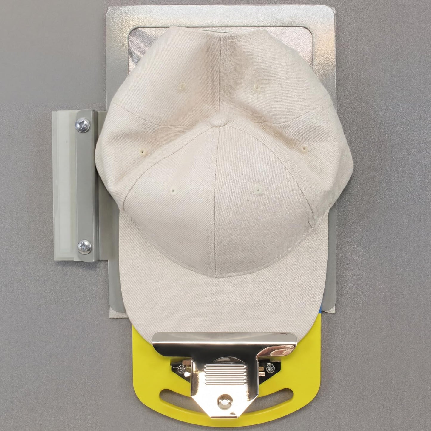 BrightRow Magnetic Hoop Clip Set Hat Embroidery Hoop Clip for Embroidery Machines with White Baseball Cap Secure Hat Brim Holder for Caps, Boots, Sleeves, Bags