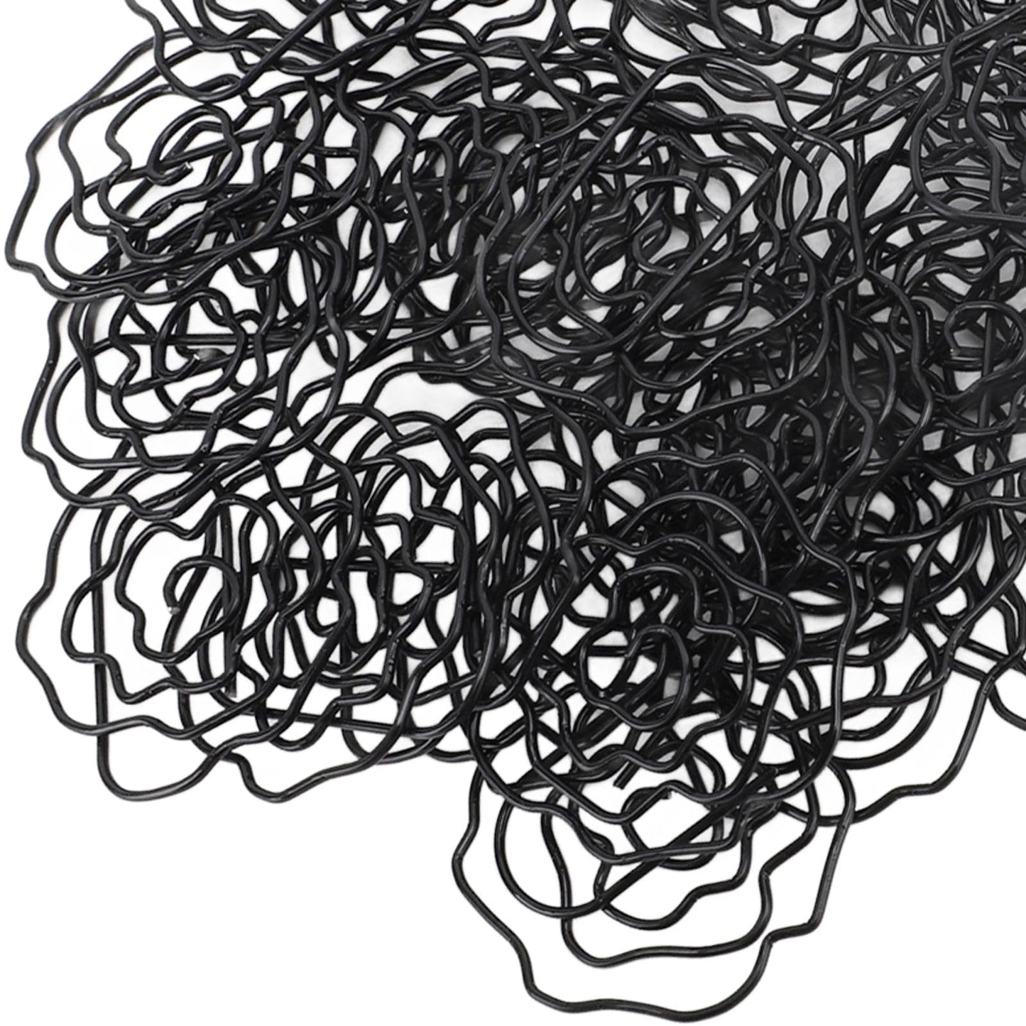 Paperclips Set, Metal Decorative Exquisite 50pcs Flower Paper Clips Cute for Office for Scrapbooking (Black)