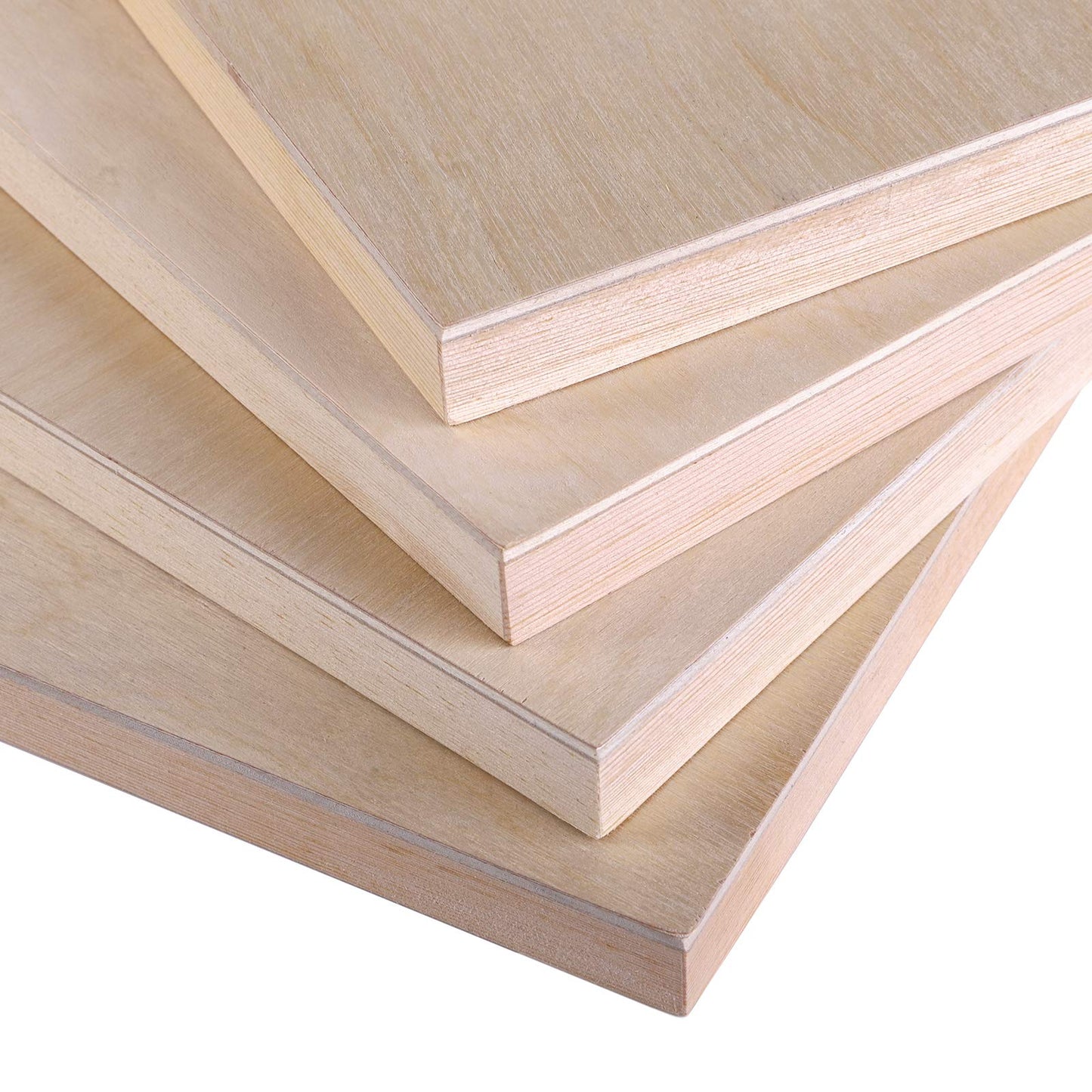 Yarlung 10 Pack Unfinished Wood Panels, 8 x 8 Inches Birch Wooden Cradled Painting Panel Canvas Boards for Watercolor, Arts and DIY Crafts, Easel Display, Use with Oils, Acrylics