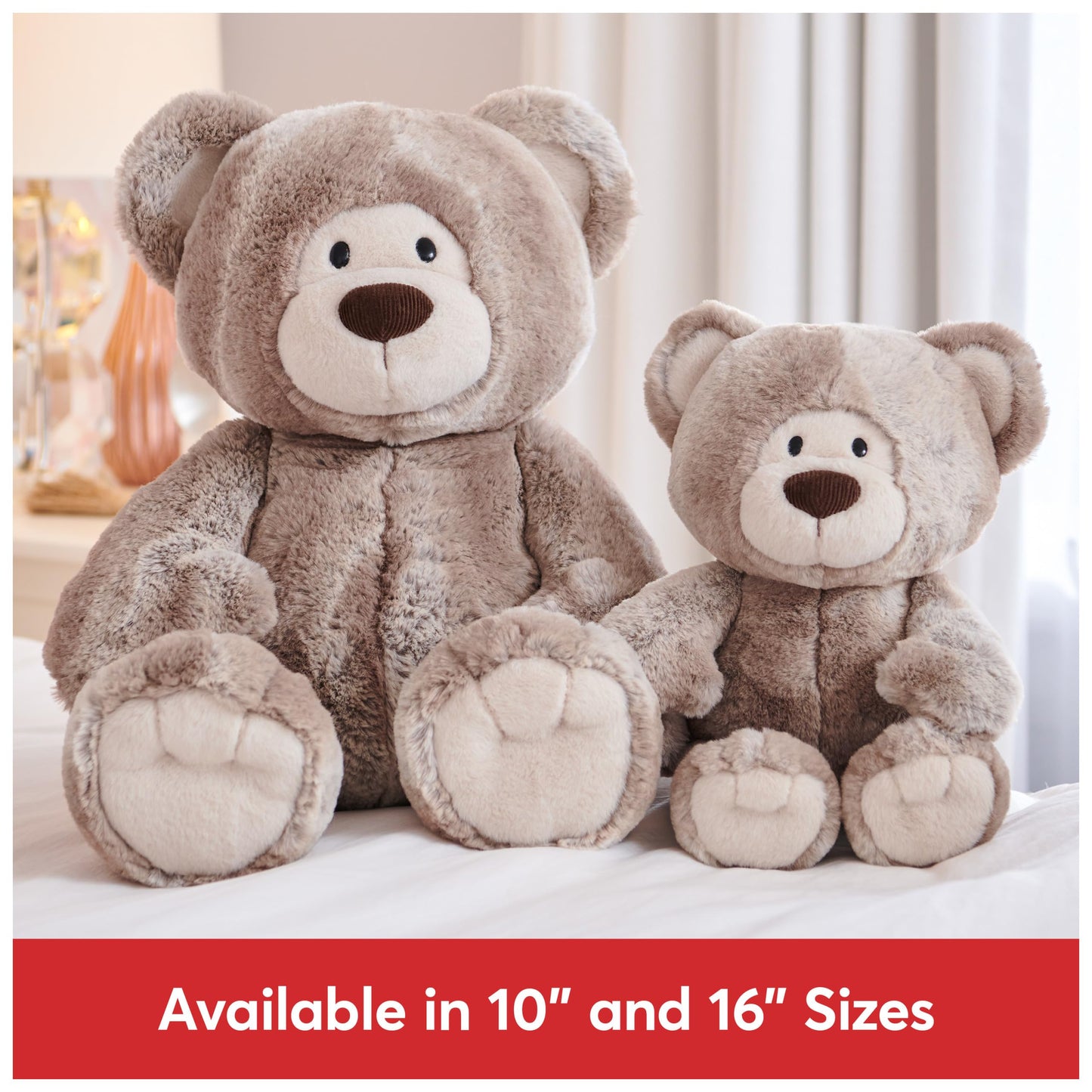 GUND Mukki Teddy Bear, Premium Stuffed Animal for Ages 1 and Up, Brown/Cream, 16”