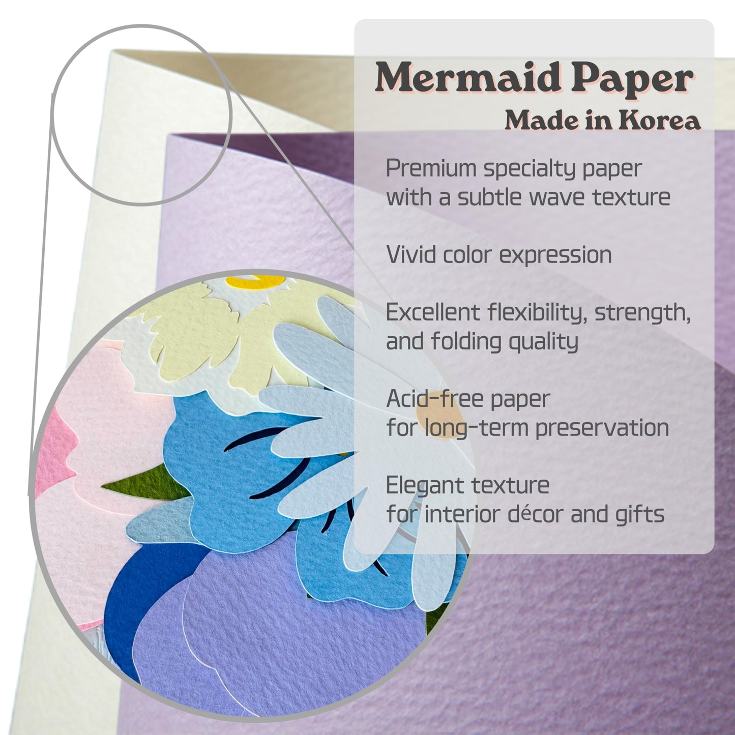 EGG CHECK 25 Pcs Handmade Paper Flower Wall Decor, Summer Wildflower Cutouts for Bulletin Board, Classroom Decor, Nursery, Bedroom, Party Decorations, Photo Backdrop, Korean Paper Craft