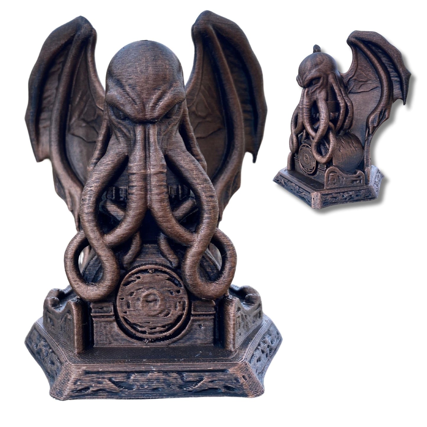 Cthulhu Eldritch Horror Figurine - Hand-Painted Lovecraftian Mythos Statue – Unique Gothic Home & Office Decor – Tabletop RPG & Fantasy Collector’s Gift