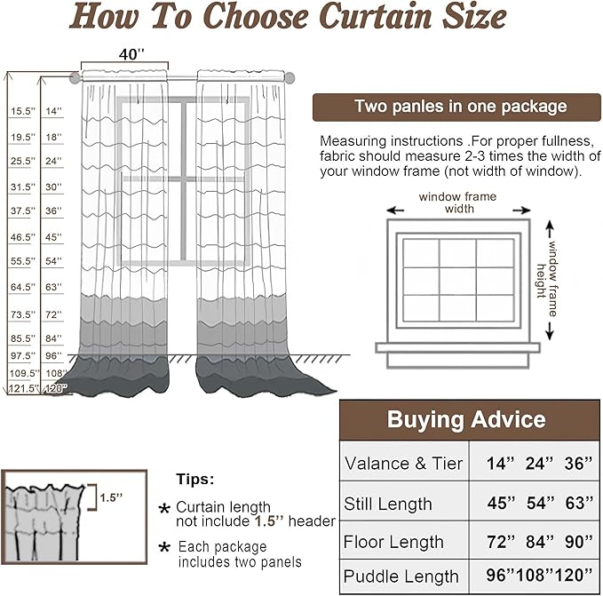 Chyhomenyc Natural Window Curtains 120 inch Length 2 Panels, Light Filtering Faux Linen Extra Wide Room Divider Patio Sliding Door Drapes, 10 FT, 60Wx120L, 2PCS