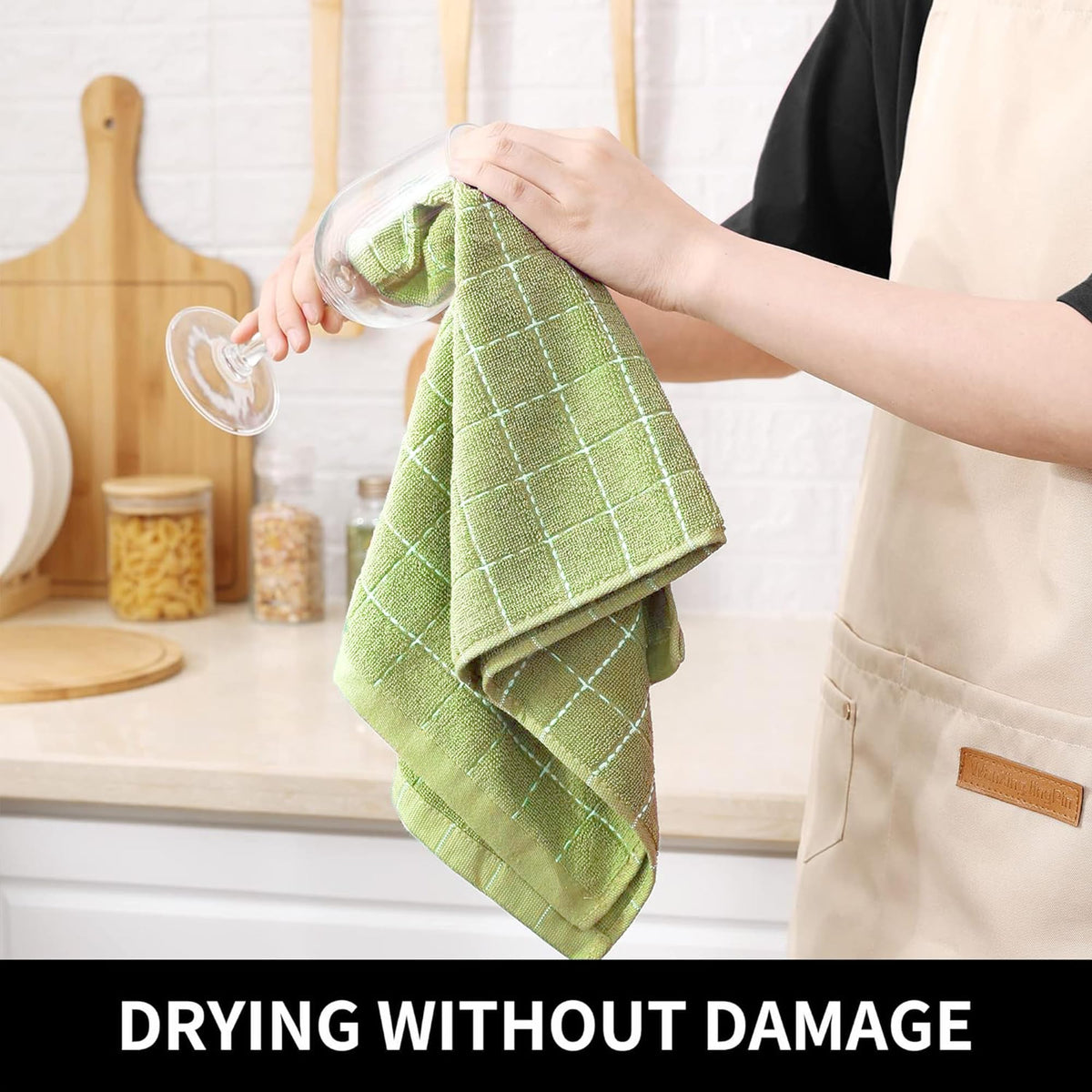 100% Cotton Terry Kitchen Towels (4 Count)