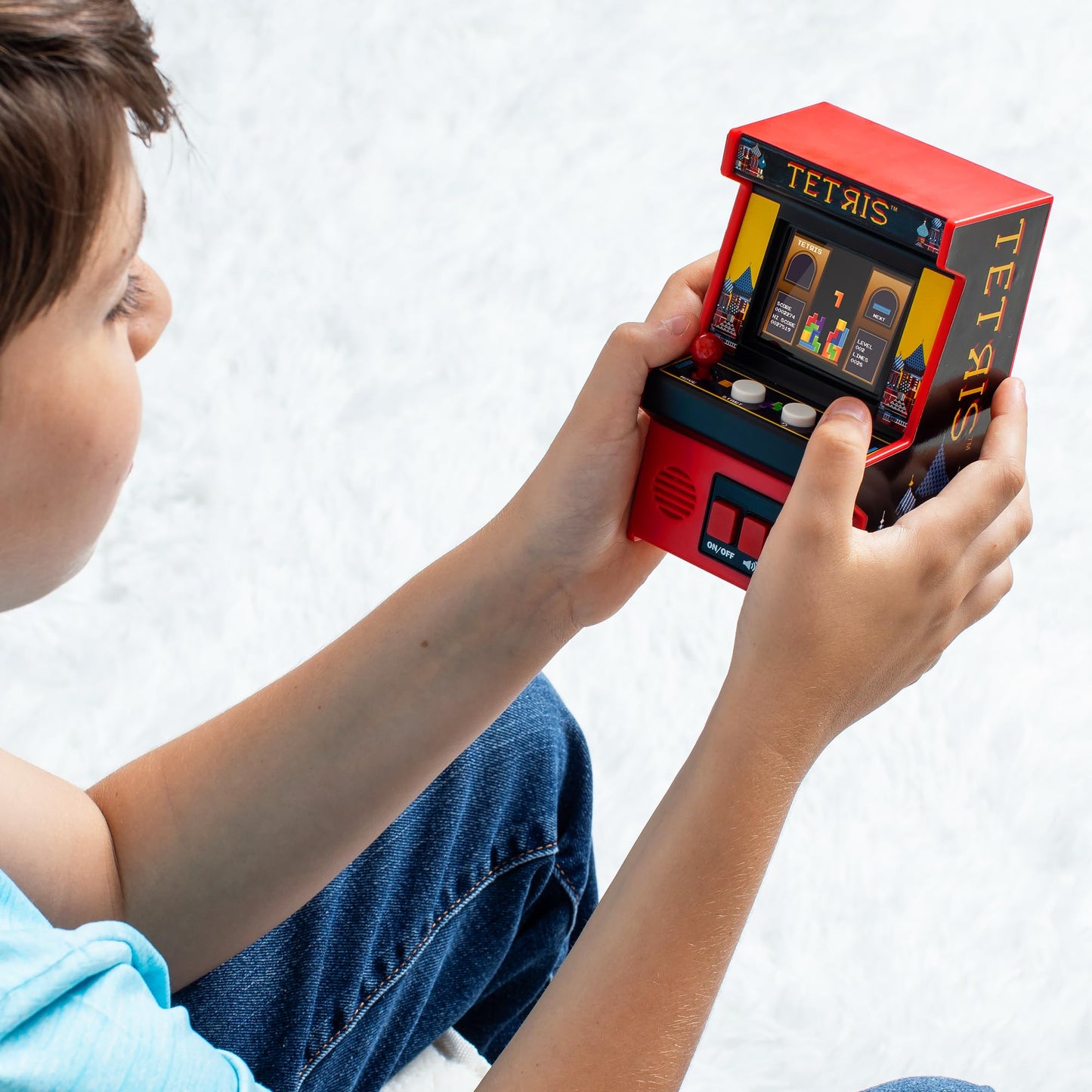 Arcade Classics - Retro Mini Arcade Game, Full Color Screen, Classic Handheld Electronic Game Console, 90s Toy, Great Gift for Kids 8+, Tetris