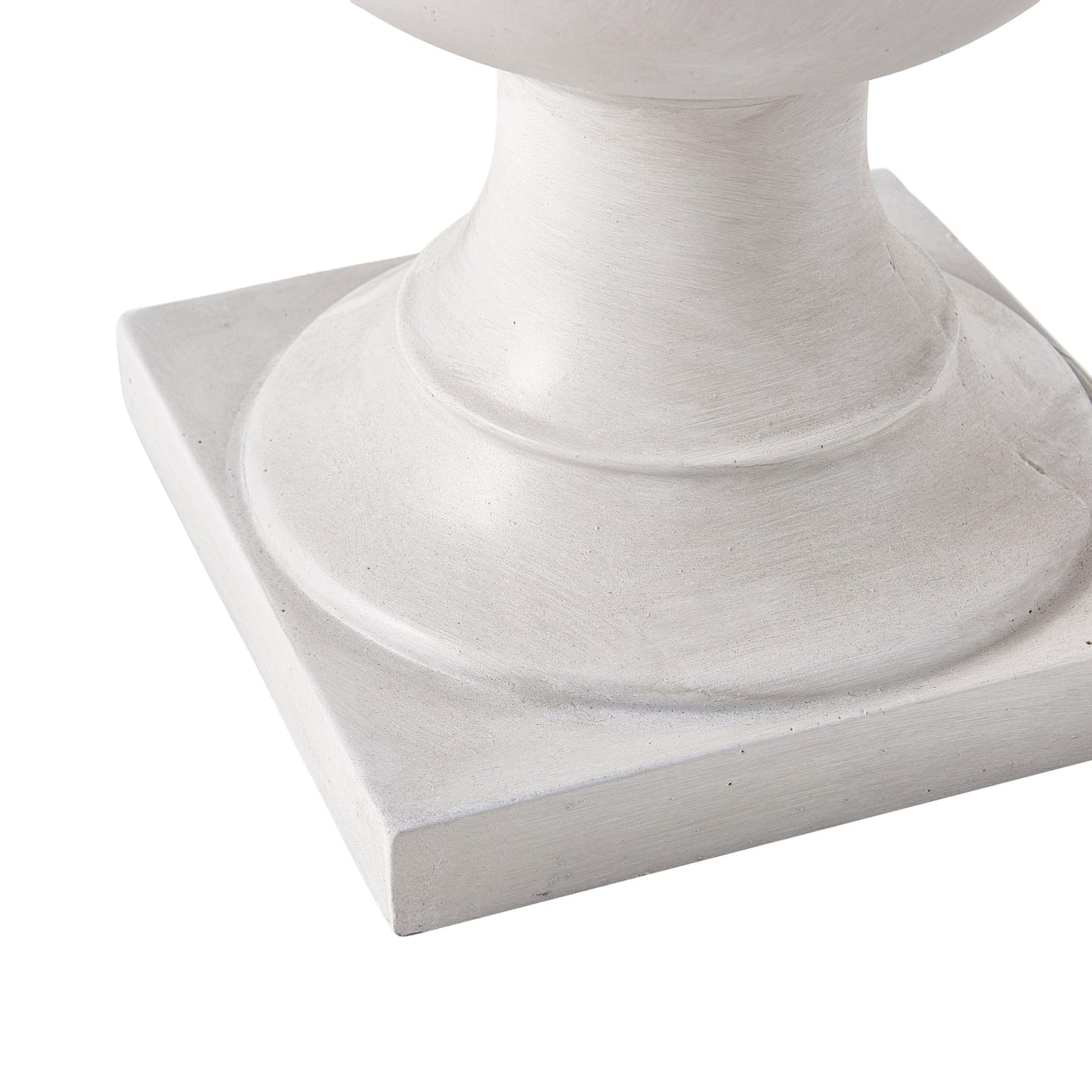 Christopher Knight Home Sical Round Concrete Planter Set of 2, 2 Pack Garden Flower Pot with Drainage Hole, MGO Patio Urn Planter for Outdoor Plants, Outdoor Planter Box, No Assembly, Antique White