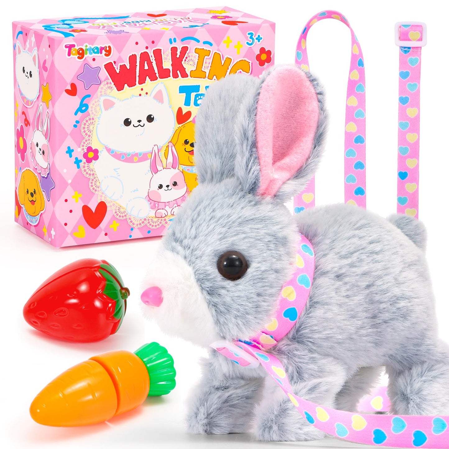 Tagitary Plush Toys Bunny Electronic Toy for Kids Toddlers